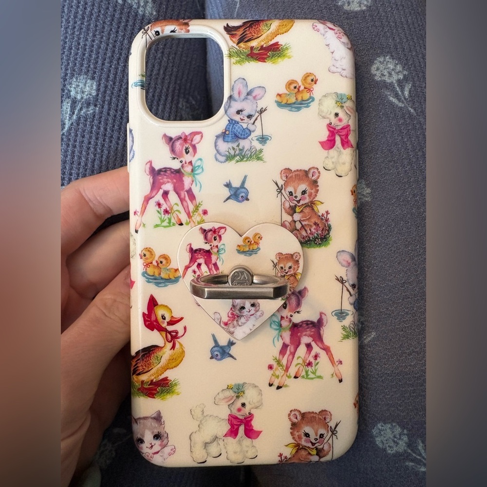 IPhone 11 Velvet Caviar vintage baby animal cottagecore case